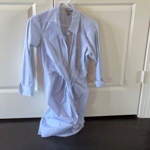 Pinstriped shirt, dress new no tag